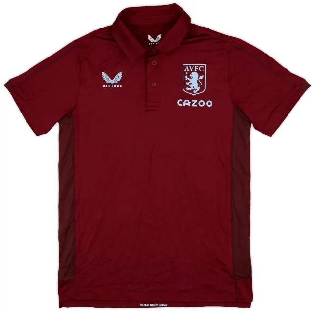 2022-23 Aston Villa Castore Polo Shirt - 8/10 - (S)