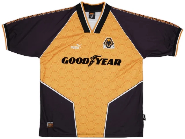 Puma 1996-98 Wolves Home Shirt - 8/10 - (XL)