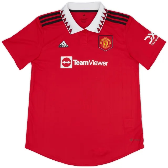 adidas 2022-23 Manchester United Home Shirt - 9/10 - (Women's L) - 9/10 - (L)