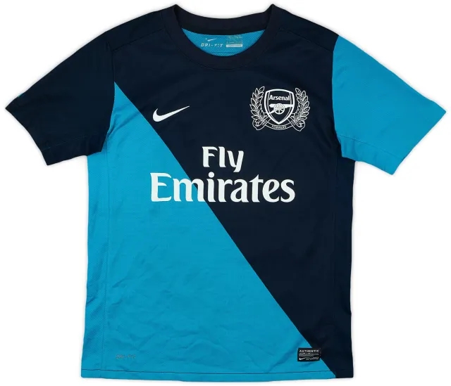 Nike 2011-12 Arsenal Away Shirt - 8/10 - (L.Boys)