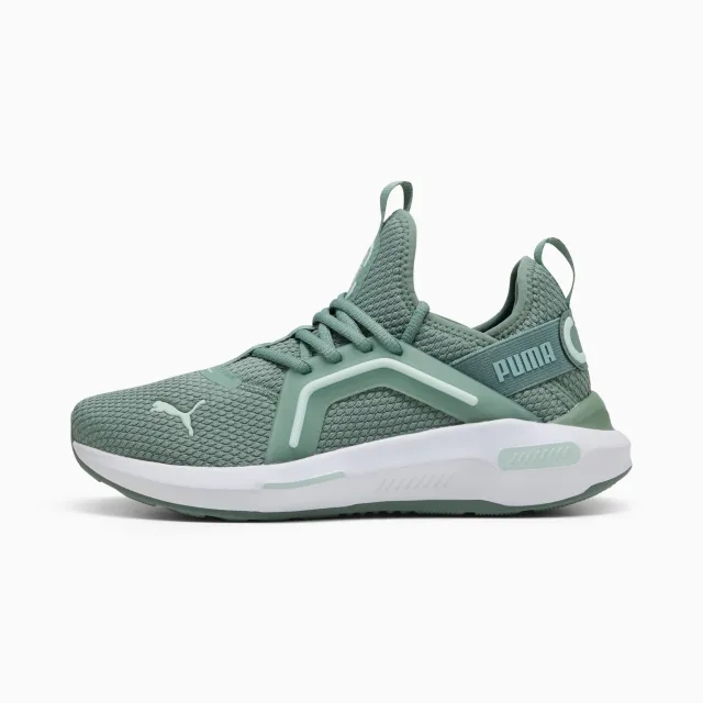 PUMA Softride Enzo 5 Running Shoes Women, Green Moon/Peaceful Blue/White