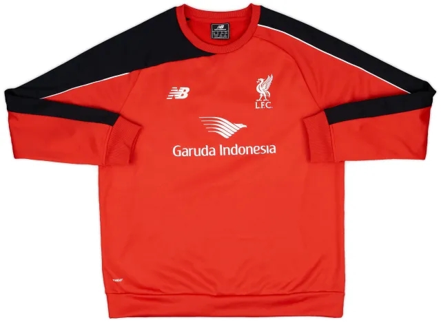 2015-16 Liverpool New Balance Sweat Top - 9/10 - (XL)
