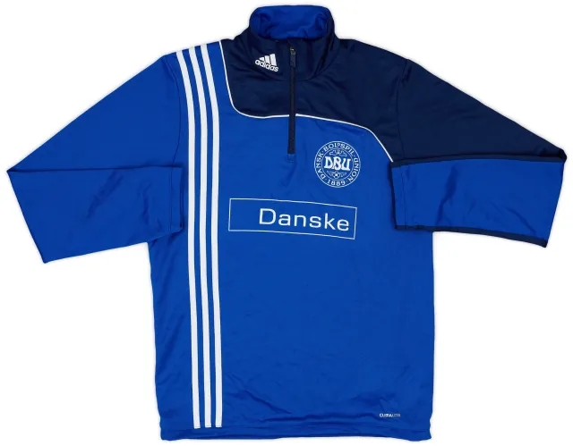 2012-13 Denmark adidas 1/4 Zip Drill Top - 6/10 - (S)