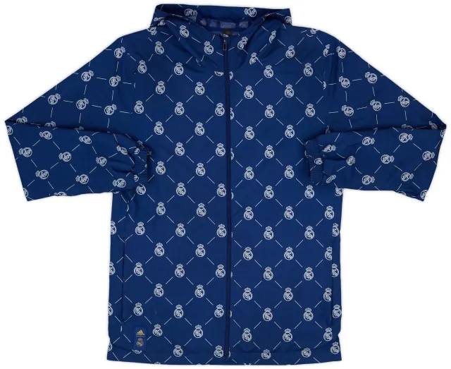 2022-23 Real Madrid adidas Hooded Track Jacket - 5/10 - (S)