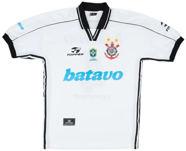 1999 Corinthians Home Shirt #4 - 9/10 - (L)