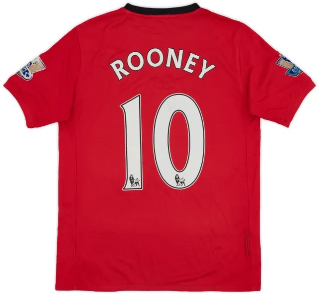 Nike 2009-10 Manchester United Home Shirt Rooney #10 - 5/10 - (XL.Boys)
