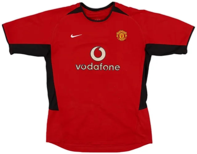 Nike 2002-04 Manchester United Home Shirt Scholes #18 - 6/10 - (XL)