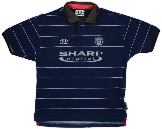 Umbro 1999-00 Manchester United Away Shirt - 7/10 - (M.Boys)