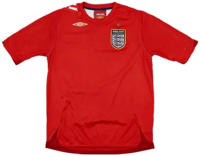 Umbro 2006-08 England Away Shirt - 8/10 - (L.Boys)