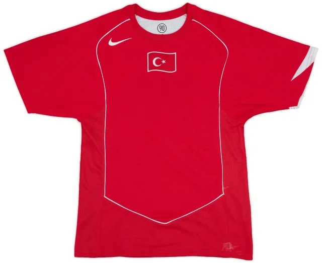 Nike 2004-06 Turkey Basic Home Shirt - 6/10 - (S)