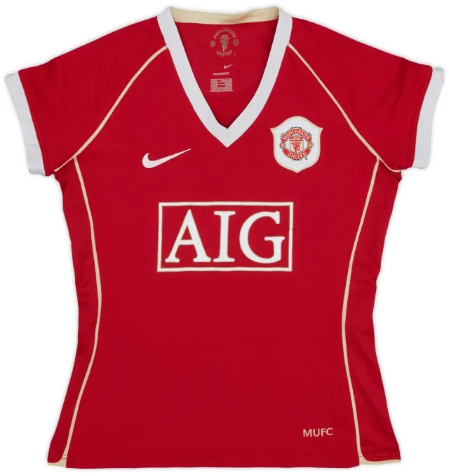 Nike 2006-07 Manchester United Home Shirt - 8/10 - (Women's S)