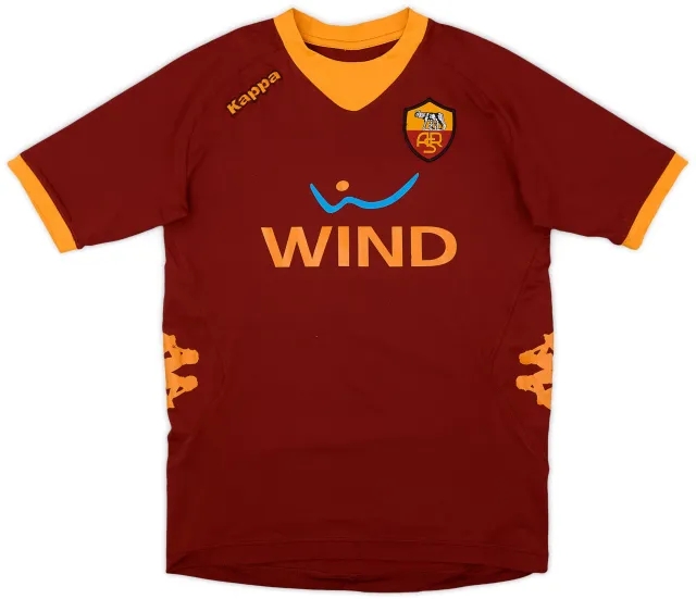 Kappa 2011-12 Roma Home Shirt - 4/10 - (XL.Boys)