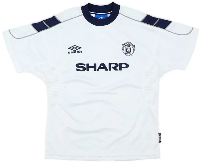 Umbro 1999-00 Manchester United Third Shirt - 8/10 - (L.Boys)