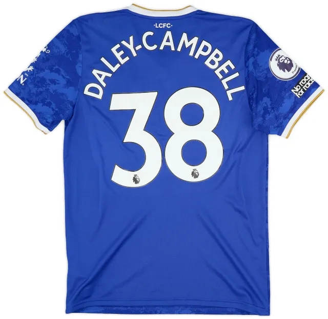 adidas 2021-22 Leicester Match Issue Home Shirt Daley-Campbell #38