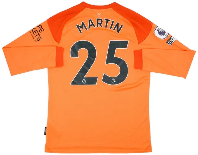 Umbro 2020-21 West Ham Match Issue GK Shirt Martin #25