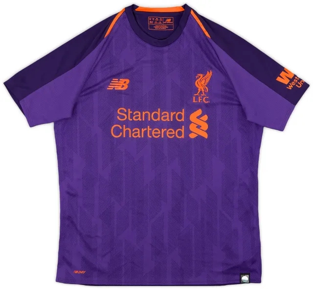 NewBalance 2018-19 Liverpool Away Shirt - 9/10 - (XL.Boys)