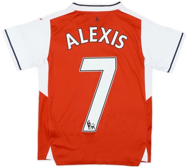 Puma 2016-17 Arsenal Home Shirt Alexis #7 - 9/10 - (S.Boys)