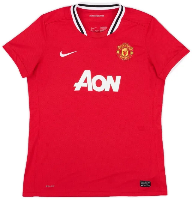 Nike 2011-12 Manchester United Home Shirt - 7/10 - (Women's L)