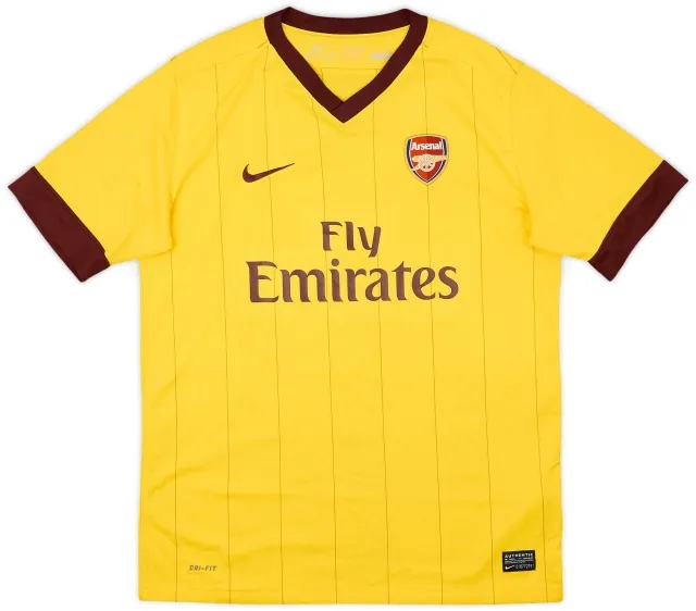 Nike 2010-13 Arsenal Away Shirt - 9/10 - (XL.Boys)