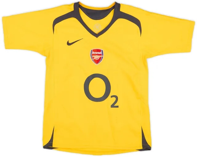 Nike 2005-06 Arsenal Away Shirt - 8/10 - (S.Boys)