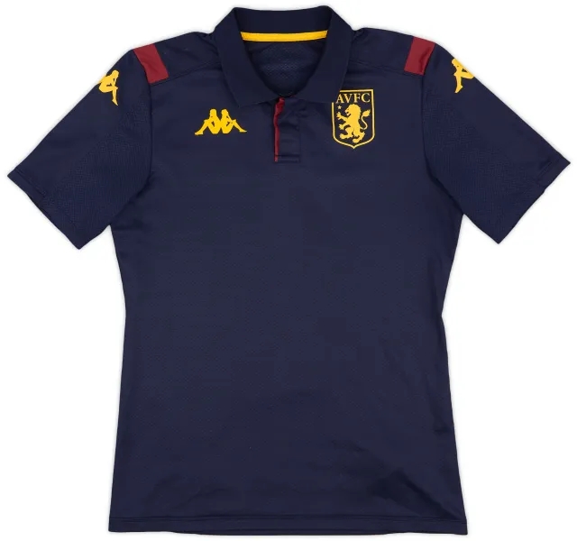 2019-20 Aston Villa Kappa Polo Shirt - 8/10 - (M)