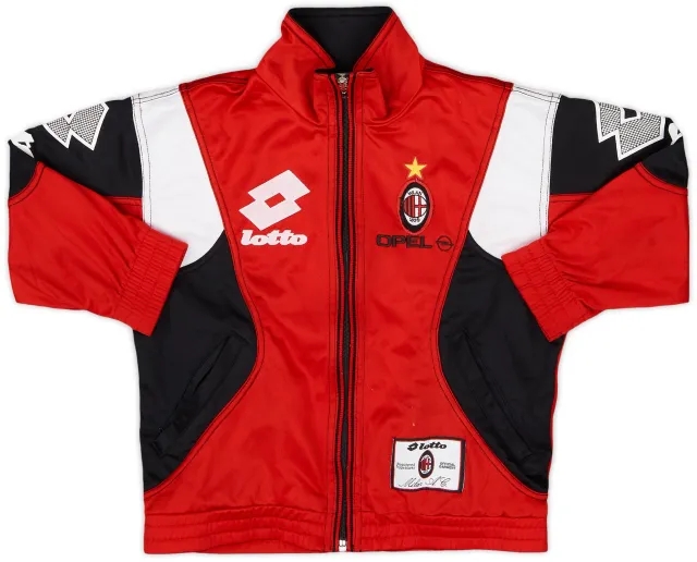 1994-95 AC Milan Lotto Track Jacket - 7/10 - (S.Boys)