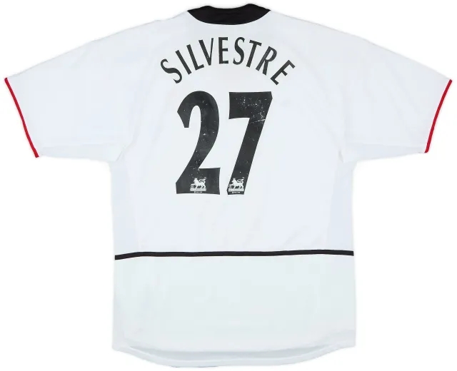 Nike 2002-03 Manchester United Away Shirt Silvestre #27 - 6/10 - (M)