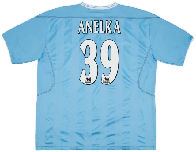 Reebok 2003-04 Manchester City Home Shirt Anelka #39 - 8/10 - (XXL)