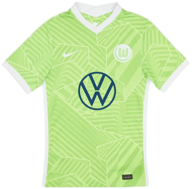 Nike 2021-22 Wolfsburg Home Shirt - 9/10 - (XS)