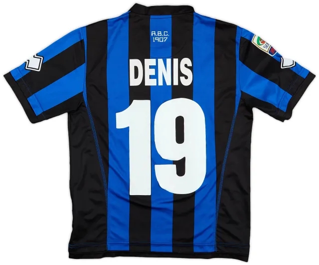 Errea 2013-14 Atalanta Home Shirt Denis #19 - 4/10 - (S)