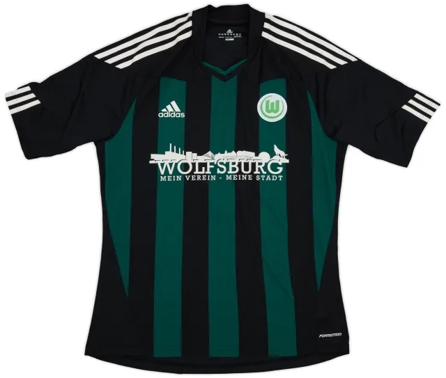 adidas 2010-11 Wolfsburg Away Shirt - 8/10 - (L)