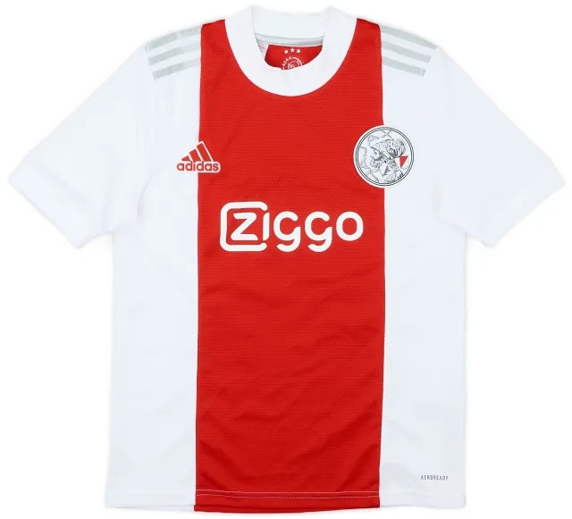 adidas 2021-22 Ajax Home Shirt - 9/10 - (L.Boys)