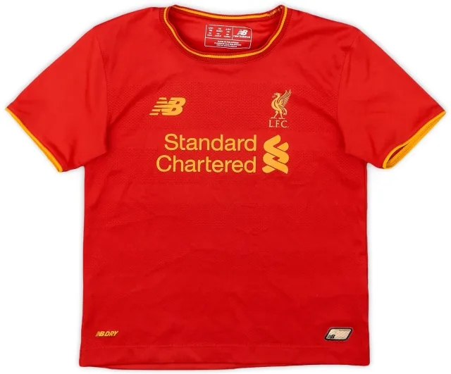 NewBalance 2016-17 Liverpool Home Shirt - 8/10 - (4-5Years)