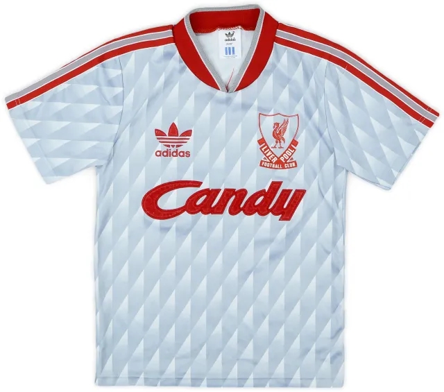 adidas 1989-91 Liverpool Away Shirt - 6/10 - (S.Boys)