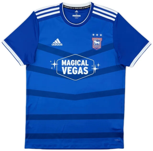 adidas 2019-20 Ipswich Home Shirt - 8/10 - (M)