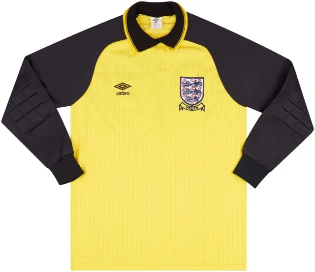 Umbro 1984-85 England U-18 Match Issue GK Shirt #13 (Digby)