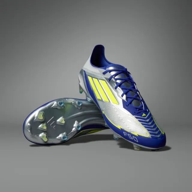 Adidas F50 Messi Elite Fg La Vida Rapida - Silver Metallic/Solar Yellow/Lucid Blue - ['Silver']