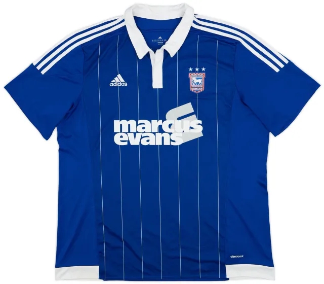 adidas 2015-16 Ipswich Home Shirt - 8/10 - (XXL)