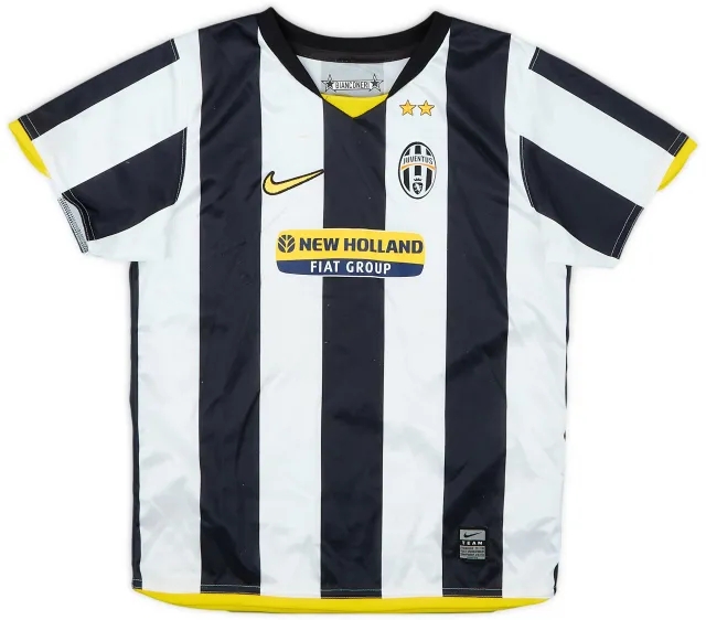 Nike 2008-09 Juventus Home Shirt - 6/10 - (6-7Years)