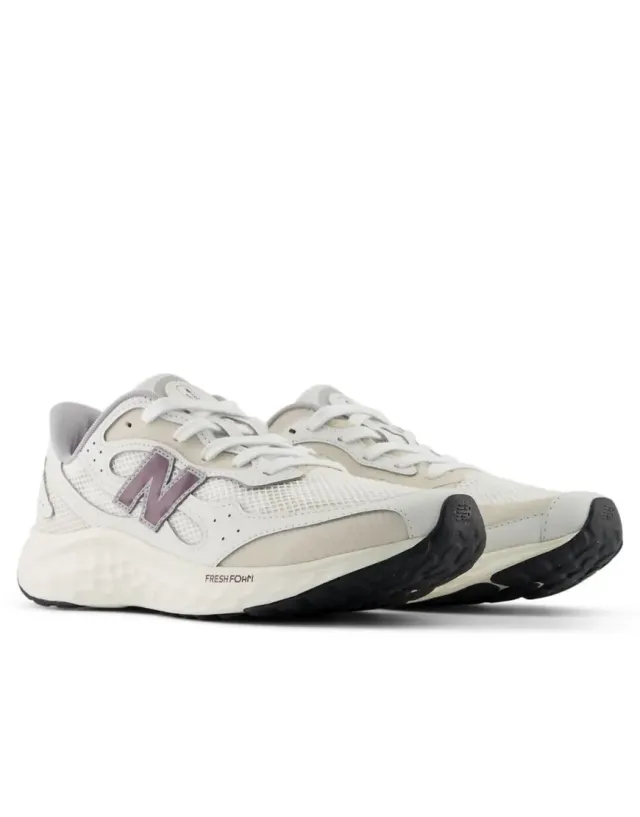 New Balance Men's Fresh Foam ARISHI v4 TIRALUX in White/Grey/Purple Synthetic