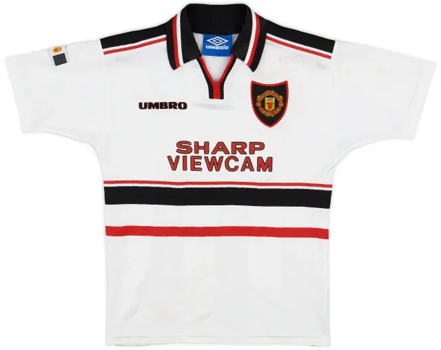Umbro 1997-99 Manchester United Away Shirt - 7/10 - (S.Boys)
