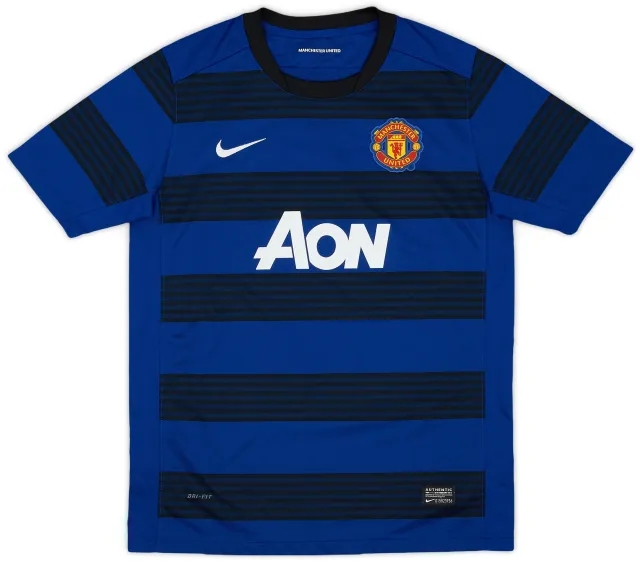 Nike 2011-13 Manchester United Away Shirt - 8/10 - (XL.Boys)