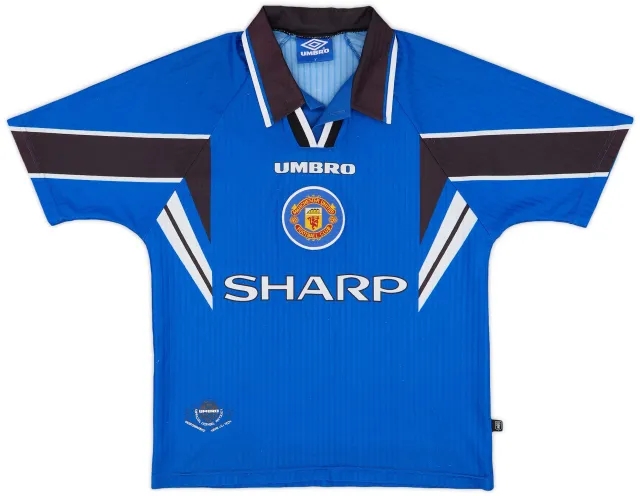 Umbro 1996-98 Manchester United Third Shirt - 9/10 - (Y)