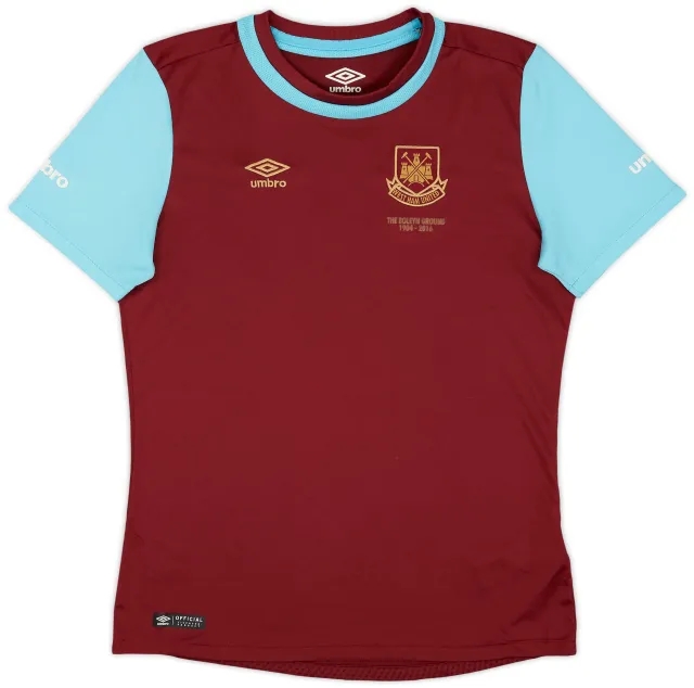 Umbro 2015-16 West Ham 'Boleyn' Home Shirt - 9/10 - (XL.Boys)