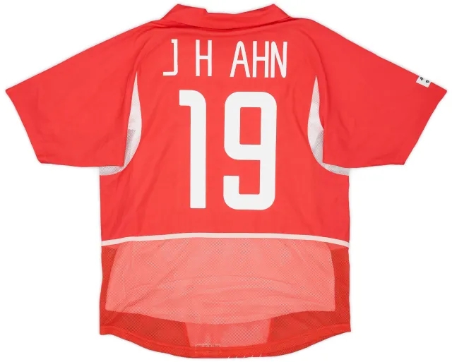 Nike 2002-03 South Korea Player Issue Home Shirt J.H.Ahn #19 - 9/10 - (M)