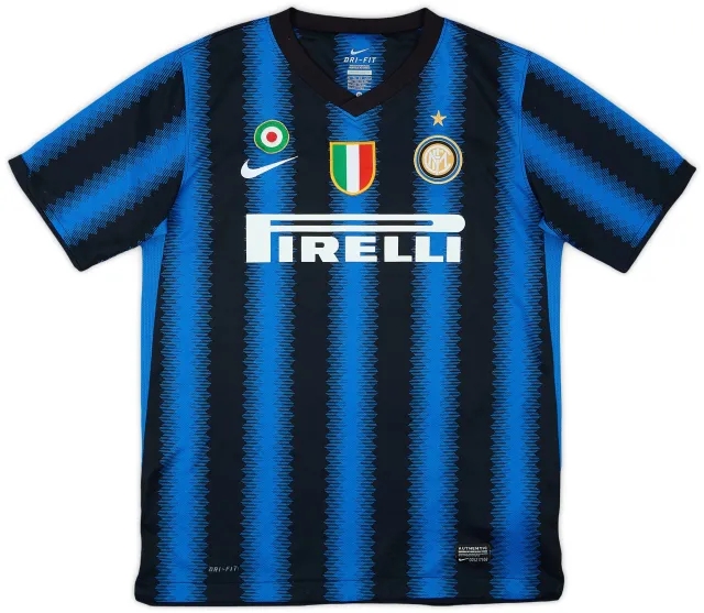 Nike 2010-11 Inter Milan Home Shirt - 8/10 - (XL.Boys)