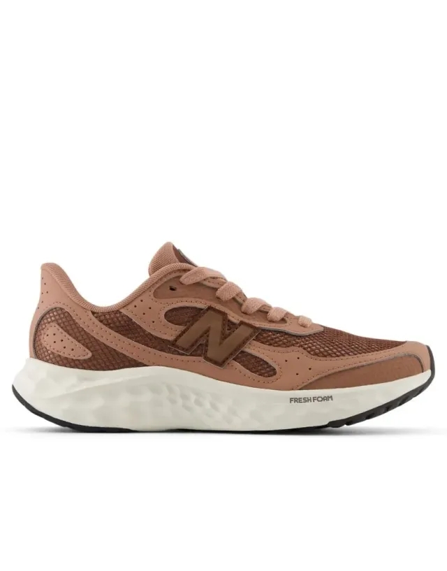 New Balance Women's Fresh Foam ARISHI v4 TIRALUX in Brown Synthetic