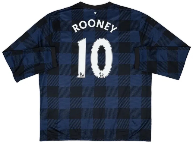 Nike 2013-14 Manchester United Away L/S Shirt Rooney #10 - 6/10 - (XXL)
