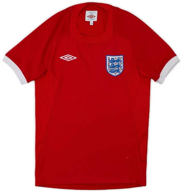 Umbro 2010-11 England Away Shirt - 9/10 - (M.Boys)