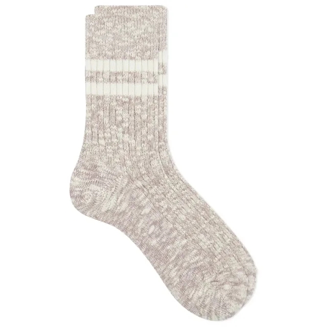 RoToTo Slub Stripe Stock Smokey Purple